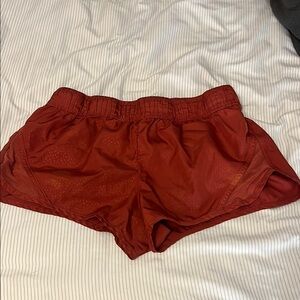Aeropostale Red Athletic Shorts with Elastic Waistband
